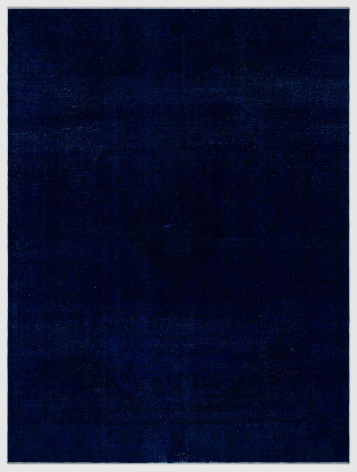 Navyel Mavi ve Lacivert Düz El Dokuma Halı 283x371 cm