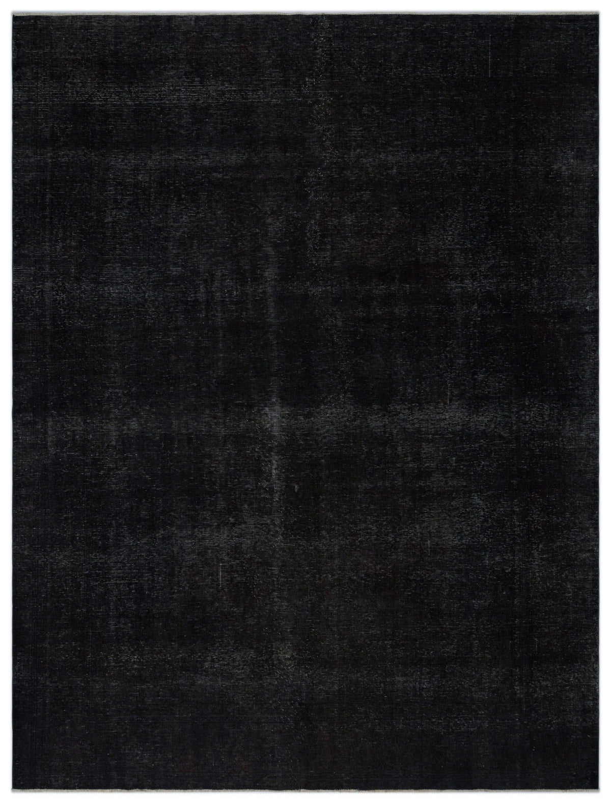 Navyel Siyah ve Gri Düz El Dokuma Halı 303x392 cm