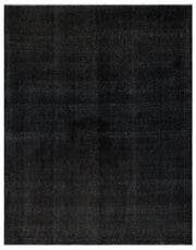 Navyel Siyah ve Gri Düz El Dokuma Halı 303x382 cm
