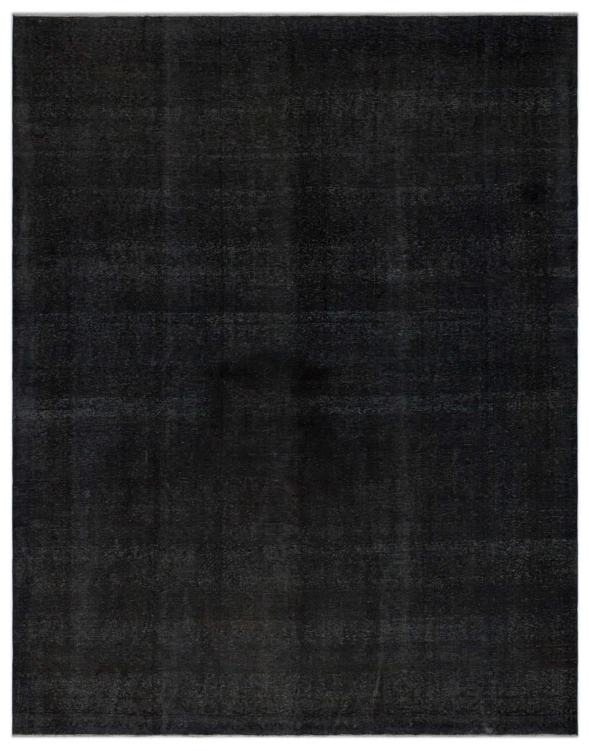 Navyel Siyah ve Gri Düz El Dokuma Halı 303x382 cm