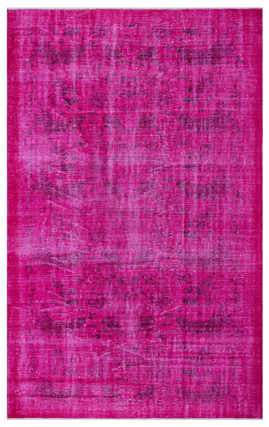 Tirena Pembe ve Mor Soyut Desenli El Dokuma Halı 183x288 cm
