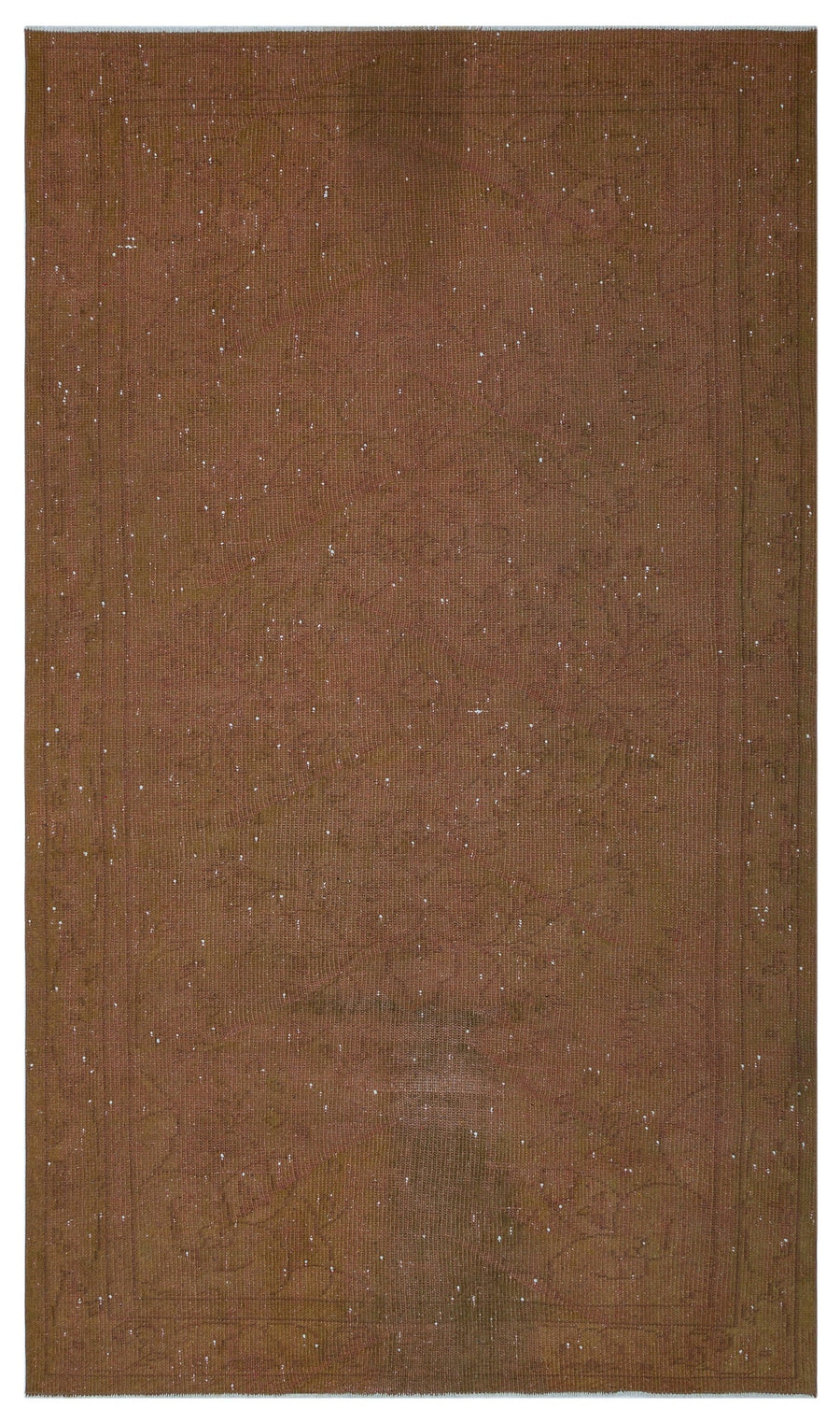 Tirena Kahverengi ve Bej Çiçek Desenli El Dokuma Halı 159x266 cm
