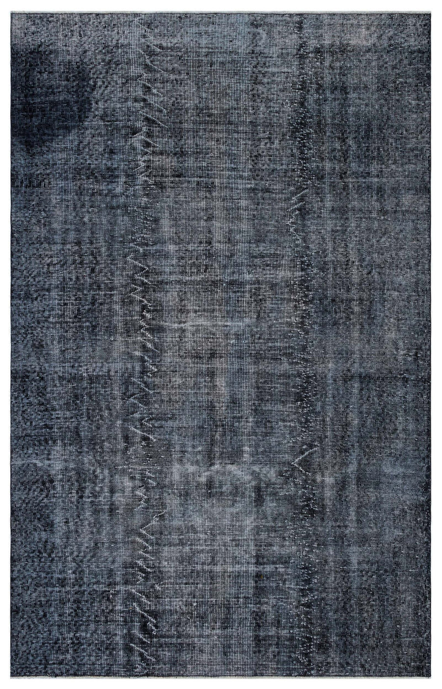 Tirena Siyah ve Gri Soyut Desenli El Dokuma Halı 184x285 cm