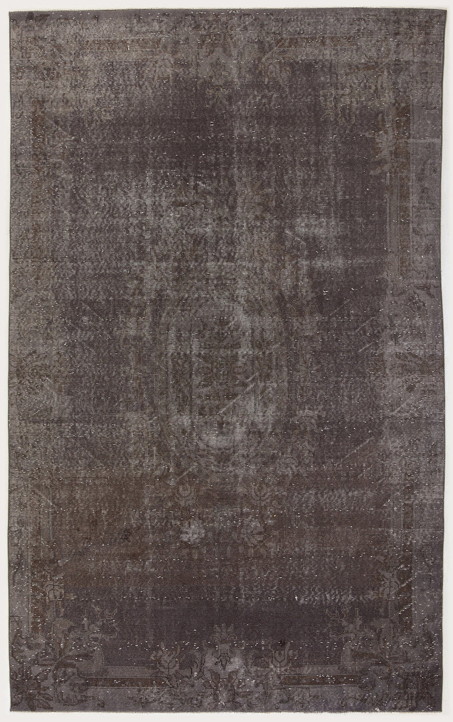 Tirena Gri ve Kahverengi Eskitme Desenli El Dokuma Halı 173x281 cm