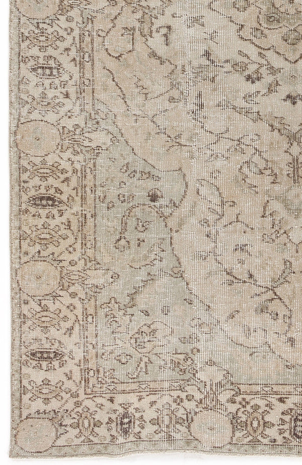 Tirena Bej Tek Parça El Dokuma Halı 164x263 cm