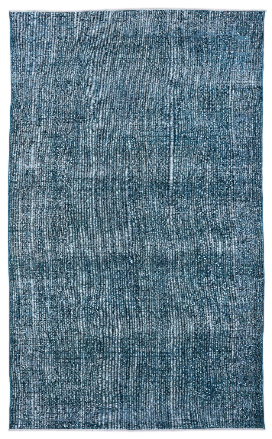 Tirena Turkuaz ve Gri Soyut Desenli El Dokuma Halı 170x283 cm