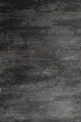 Dark Gray Light Gray Modern Striped Living Room Rug - Cotton