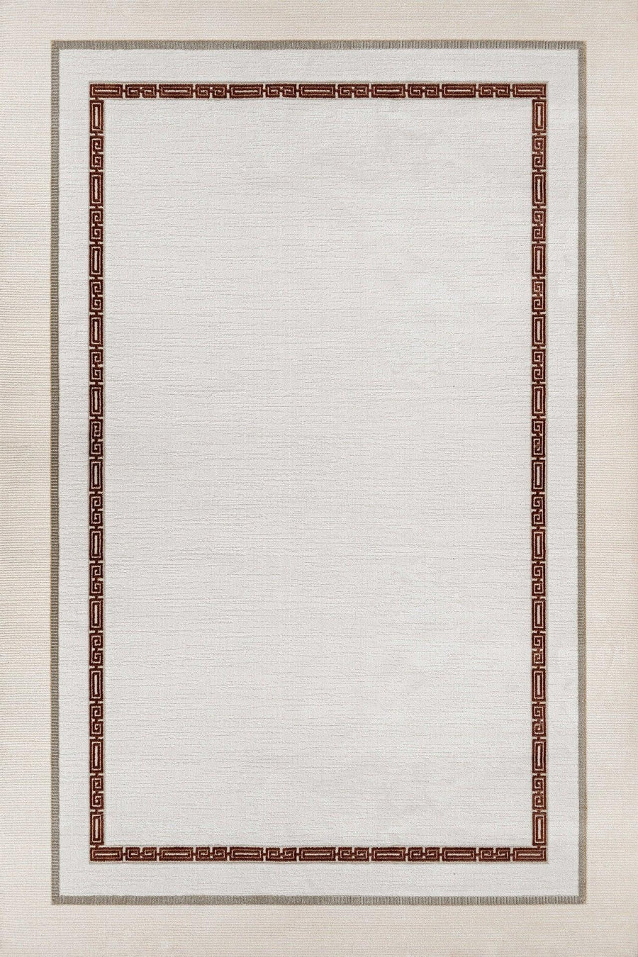 Bej Krem Minimalist Modern Halı - Yıkanabilir - Kaymaz Taban - Pati Dostu