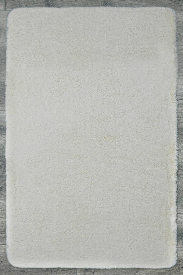 Bej Krem Bohem Dekoratif Halı - Yıkanabilir