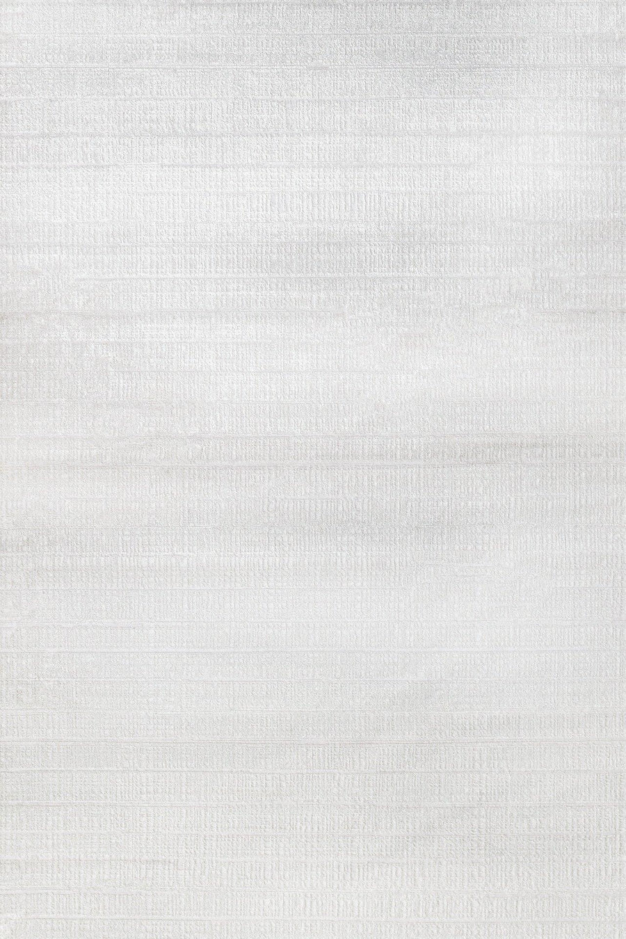 Beyaz Dokulu Minimalist Halı - Yıkanabilir - Kaymaz Taban - Pati Dostu