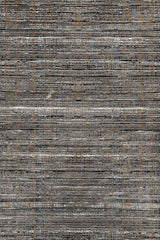 Dark Grey Black Modern Living Room Rug Linear - Cotton