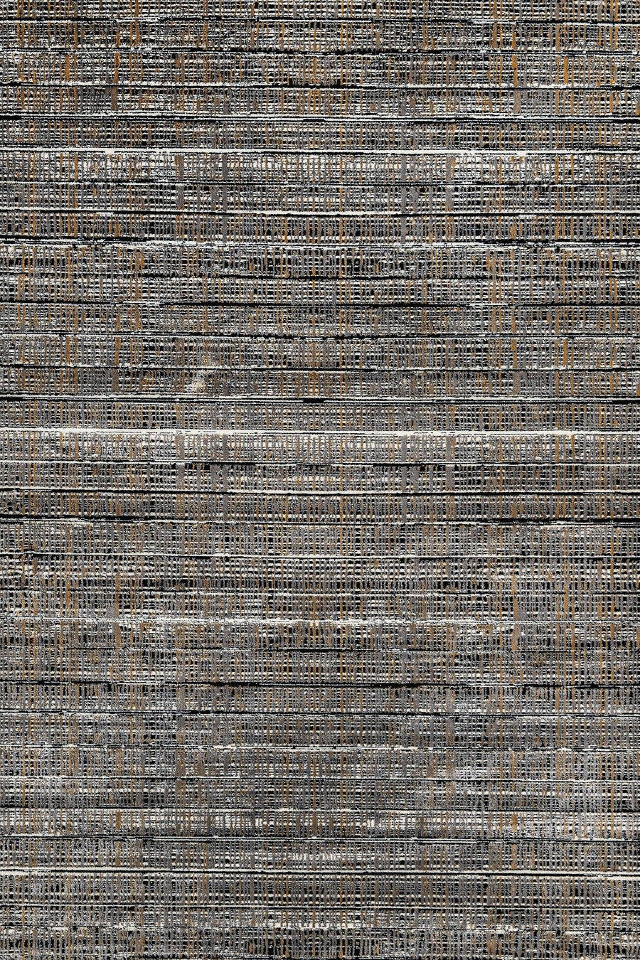 Antrasit Gri Dokulu Minimalist Halı - Yıkanabilir - Kaymaz Taban - Pati Dostu