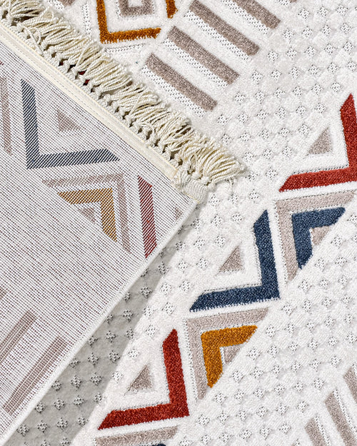 Keylinn Geometrik Polyester Makine Halısı