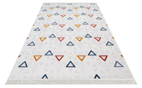 Keyson Geometrik Polyester Makine Halısı