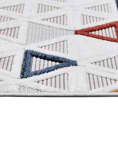 Keyson Geometrik Polyester Makine Halısı