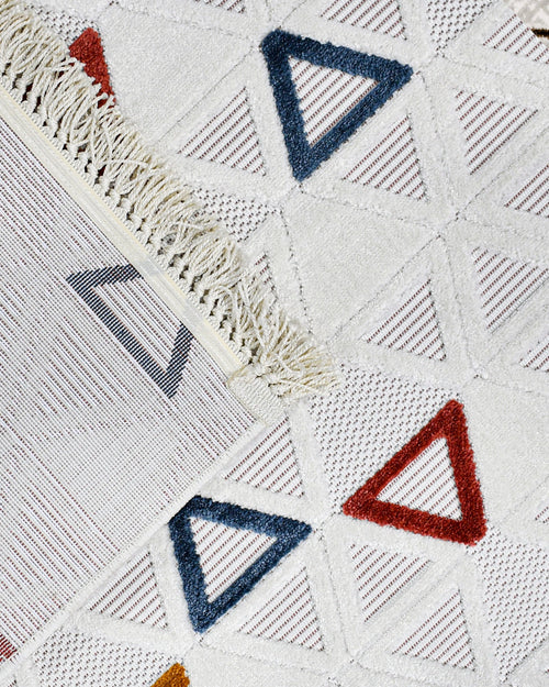 Keyson Geometrik Polyester Makine Halısı