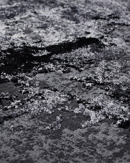 Adelina Gri Modern Polyester Makine Halısı