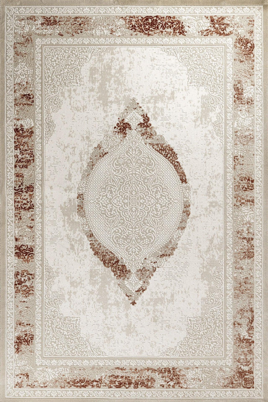 Modern Sade Tasarım Halı - Yıkanabilir - Kaymaz Taban - Pati Dostu