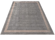 Antrasit Çerçeveli Viskon Makine Halısı | En İyi Fiyatlı Axminster Dokuma Halılar | Uzun Ömürlü ve Canlı Renkler