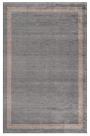 Antrasit Gold Çerçeveli Viskon Makine Halısı | En İyi Fiyatlı Axminster Dokuma Halılar | Uzun Ömürlü ve Canlı Renkler | İpeksi Doku | Antialerjik