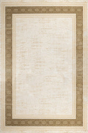 Bordürlü Modern Halı - Yıkanabilir - Kaymaz Taban - Pati Dostu
