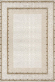 Bordürlü Modern Halı - Yıkanabilir - Kaymaz Taban - Pati Dostu