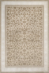 Beige Cream Classic Bedroom Rug 003A - Cotton
