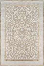 Bej Krem Geometrik Minimalist Halı - Yıkanabilir - Kaymaz Taban - Pati Dostu