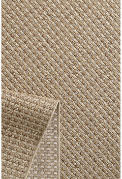 Tidio Beige Indoor and Outdoor Jute Carpet