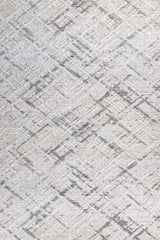 Cream Beige Modern Geometric Living Room Rug 004G