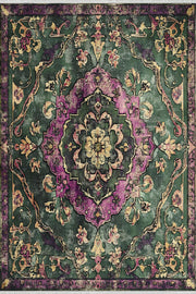 Bohem Dekoratif Halı - Yıkanabilir - Kaymaz Taban - Pati Dostu