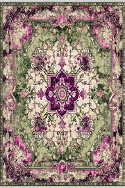 Bohem Dekoratif Halı - Yıkanabilir - Kaymaz Taban - Pati Dostu