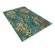 Vintage Damask Halı - Kaymaz, Solmaya Dayanıklı