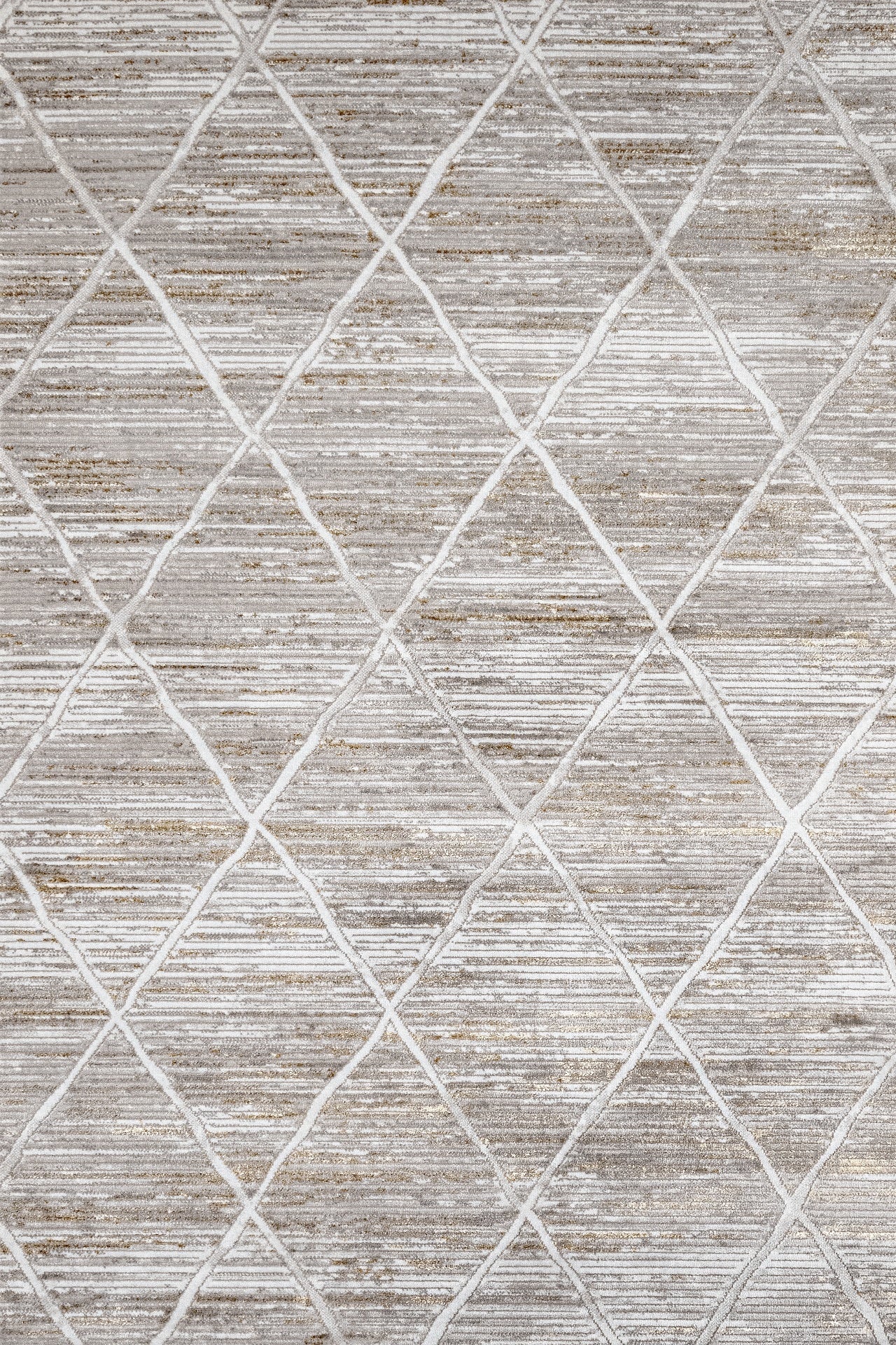 Bej Gold Bordürlü Minimalist Halı - Yıkanabilir - Kaymaz Taban - Pati Dostu