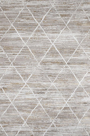 Bej Gold Bordürlü Minimalist Halı - Yıkanabilir - Kaymaz Taban - Pati Dostu
