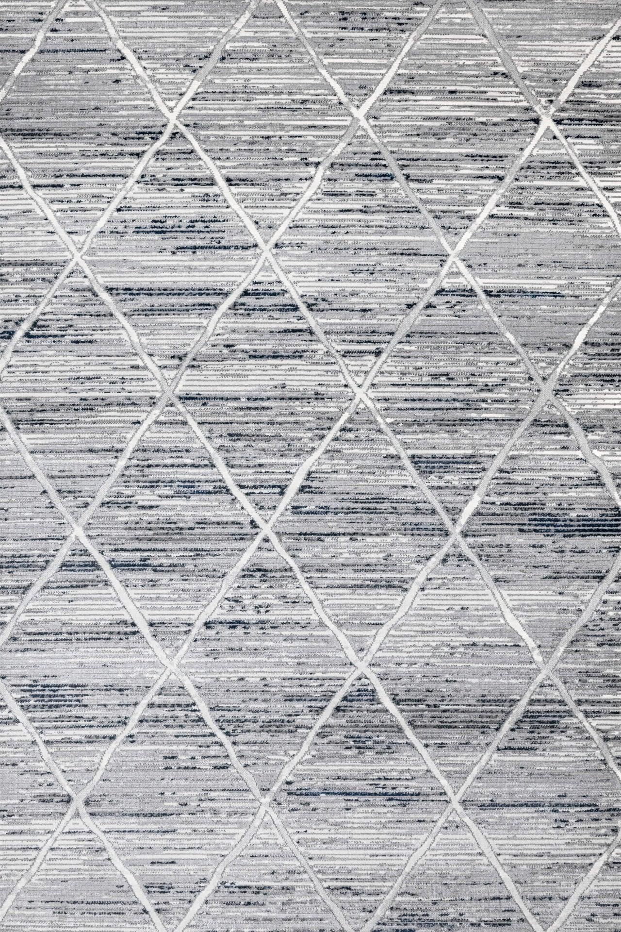 Antrasit Gri Eskitme Minimalist Halı - Yıkanabilir - Kaymaz Taban - Pati Dostu