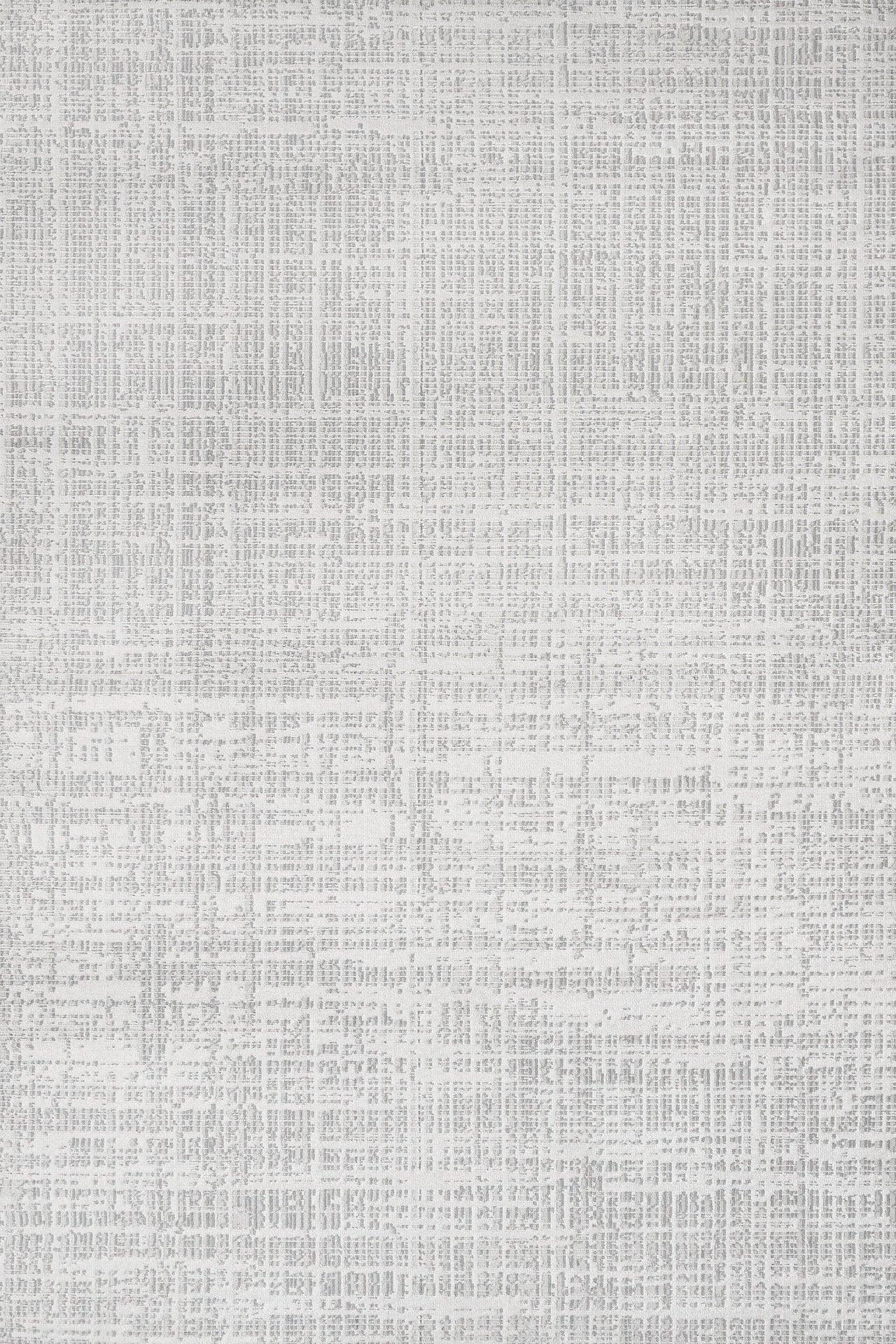 Gri Dokulu Minimalist Halı - Yıkanabilir - Kaymaz Taban - Pati Dostu