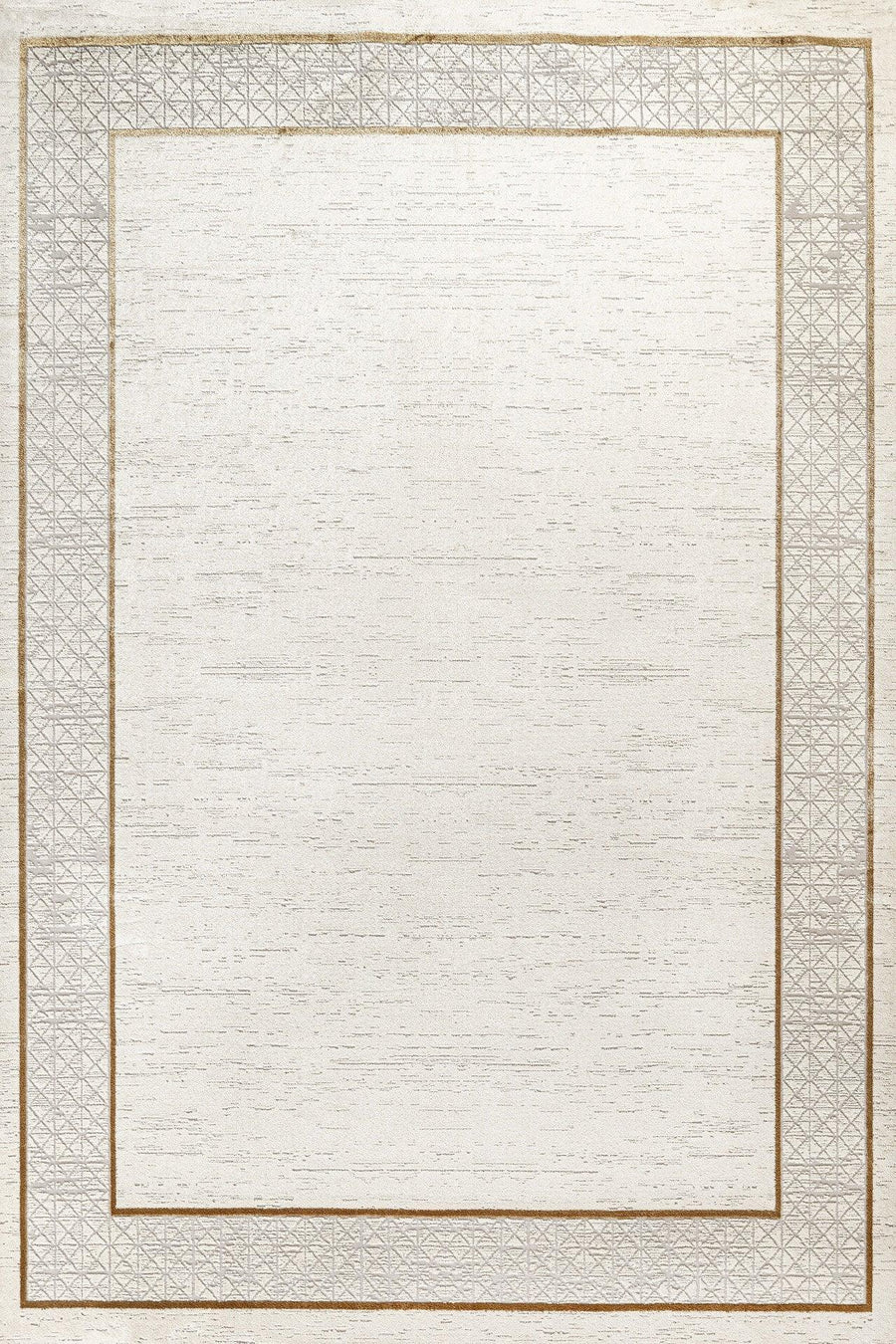 Bej Krem Minimalist Modern Halı - Yıkanabilir - Kaymaz Taban - Pati Dostu
