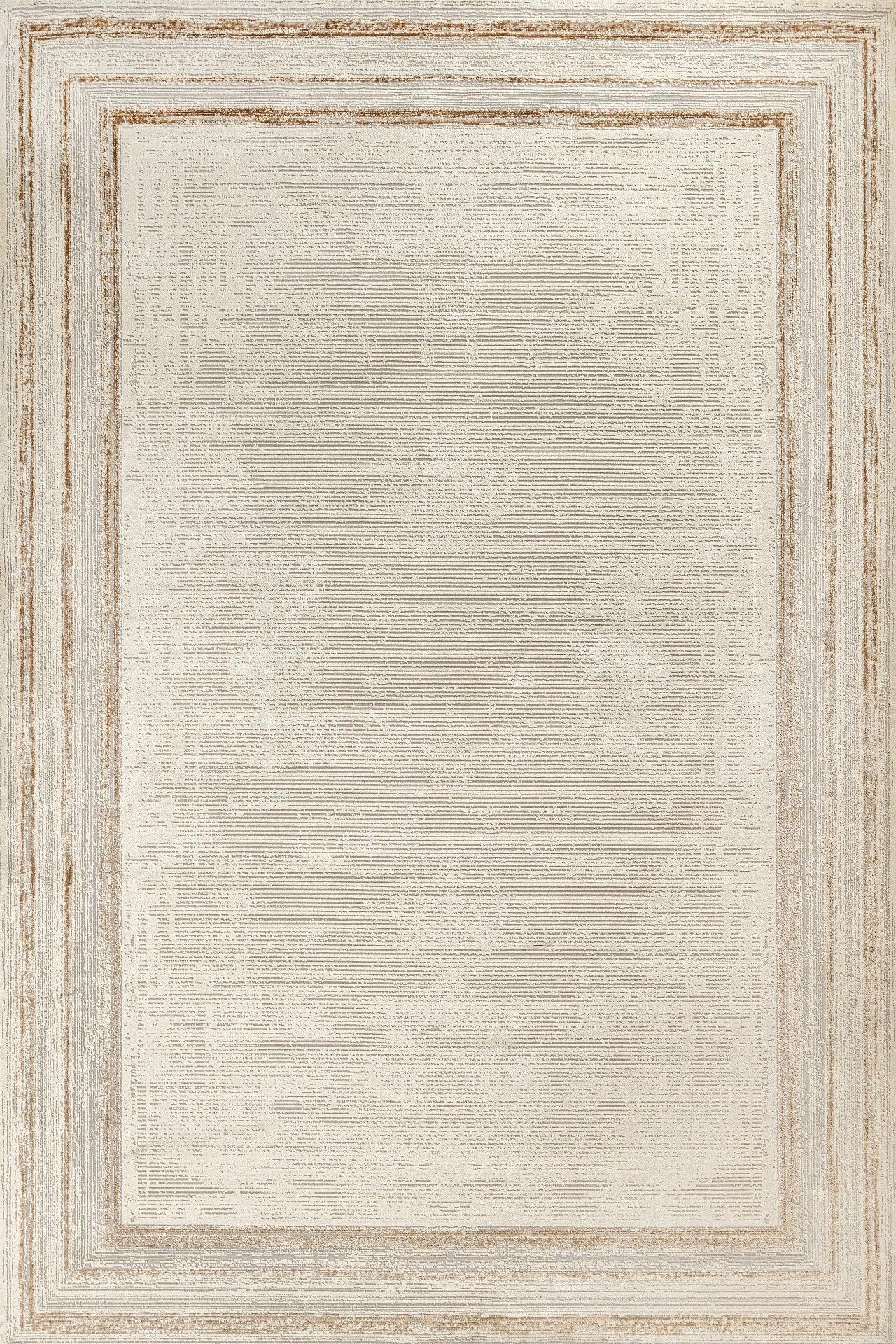 Bordürlü Modern Halı - Yıkanabilir - Kaymaz Taban - Pati Dostu