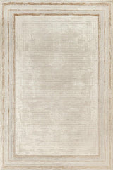 Outlet Digital Bedruckter Teppich, Creme - Beige Geometrisches Muster Modern 100x400 cm