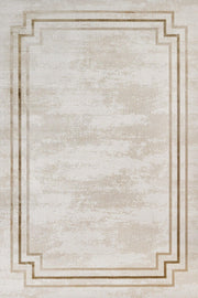 Bordürlü Modern Halı - Yıkanabilir - Kaymaz Taban - Pati Dostu