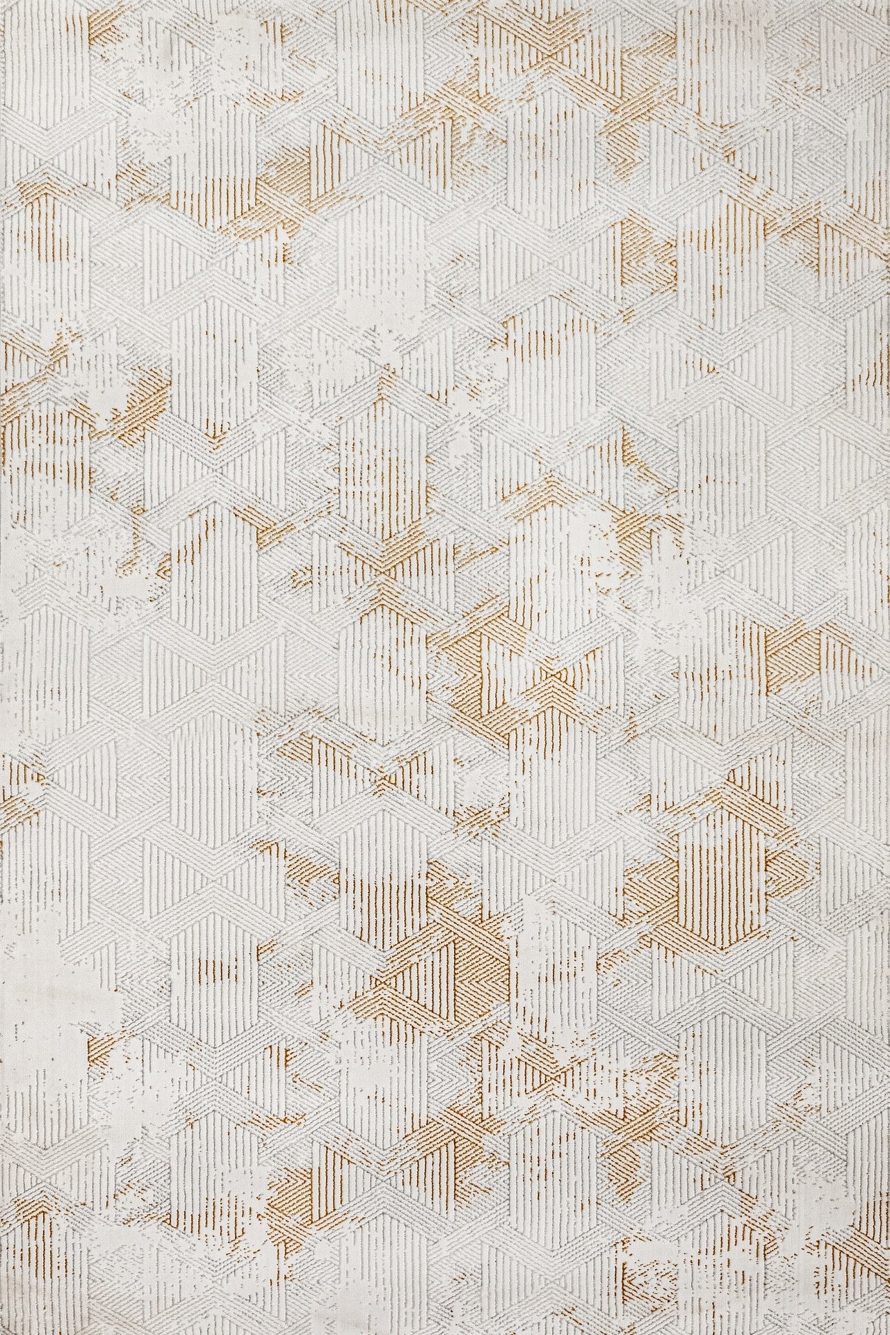 Bej Gold Dokulu Mermer Desenli Halı - Yıkanabilir - Kaymaz Taban - Pati Dostu