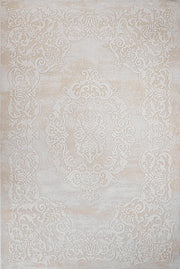Bej Krem Minimalist Modern Halı - Yıkanabilir - Kaymaz Taban - Pati Dostu