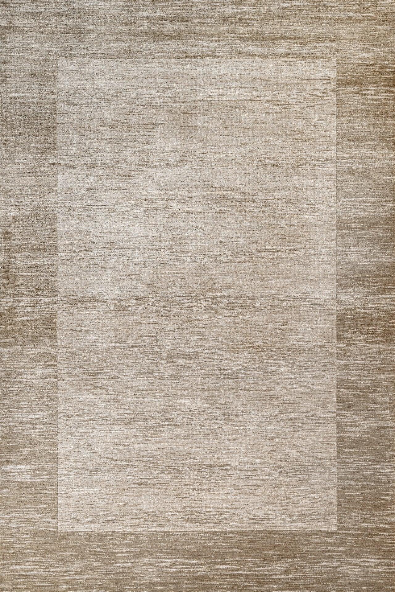 Bej Minimalist Modern Halı - Yıkanabilir - Kaymaz Taban - Pati Dostu