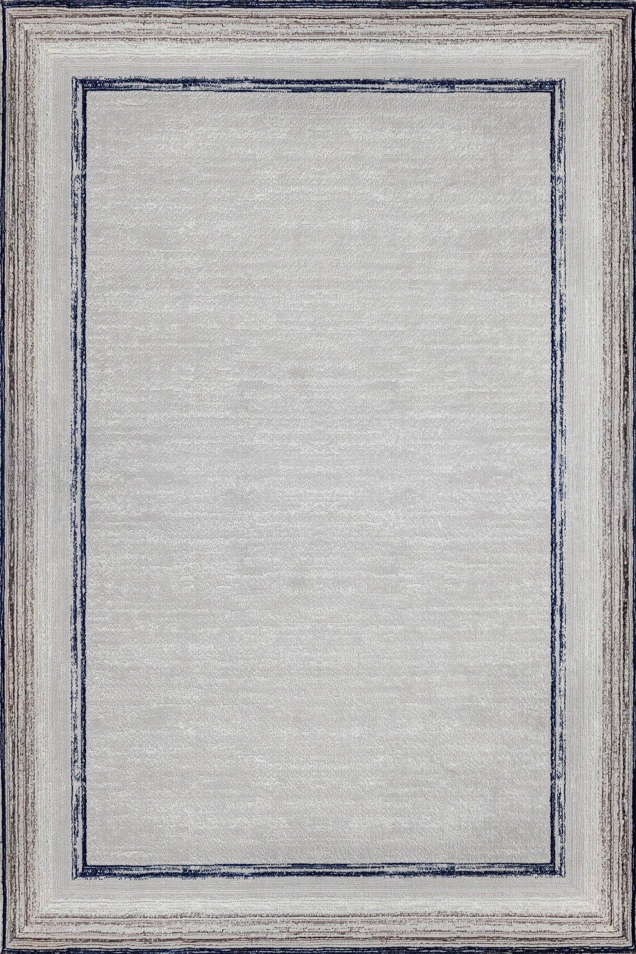 Antrasit Gri Geometrik Minimalist Halı - Yıkanabilir - Kaymaz Taban - Pati Dostu