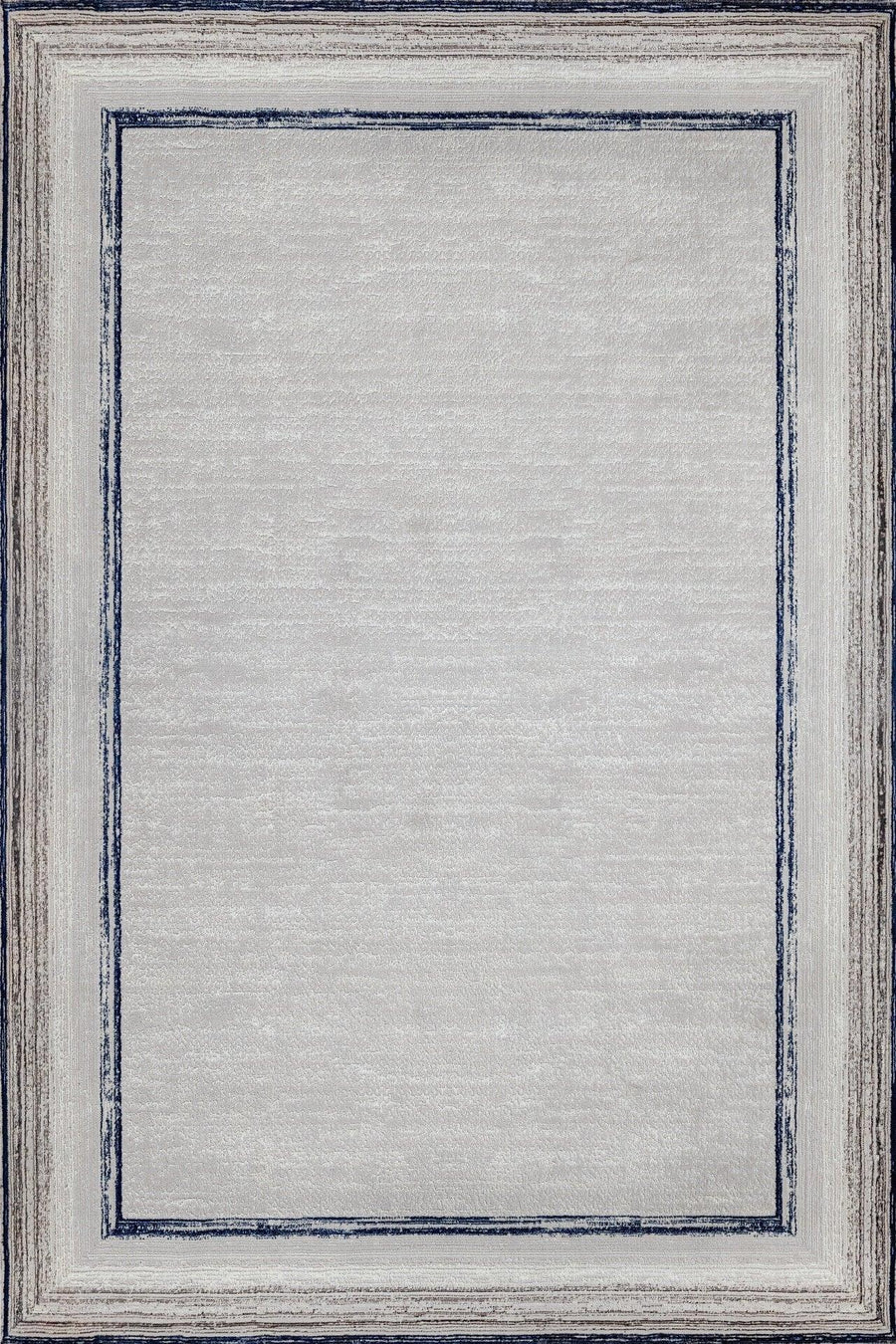 Antrasit Gri Geometrik Minimalist Halı - Yıkanabilir - Kaymaz Taban - Pati Dostu