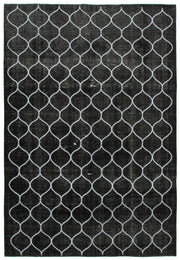 Braxo Modern Siyah Beyaz Geometrik Desenli Halı 253x365 cm 26979