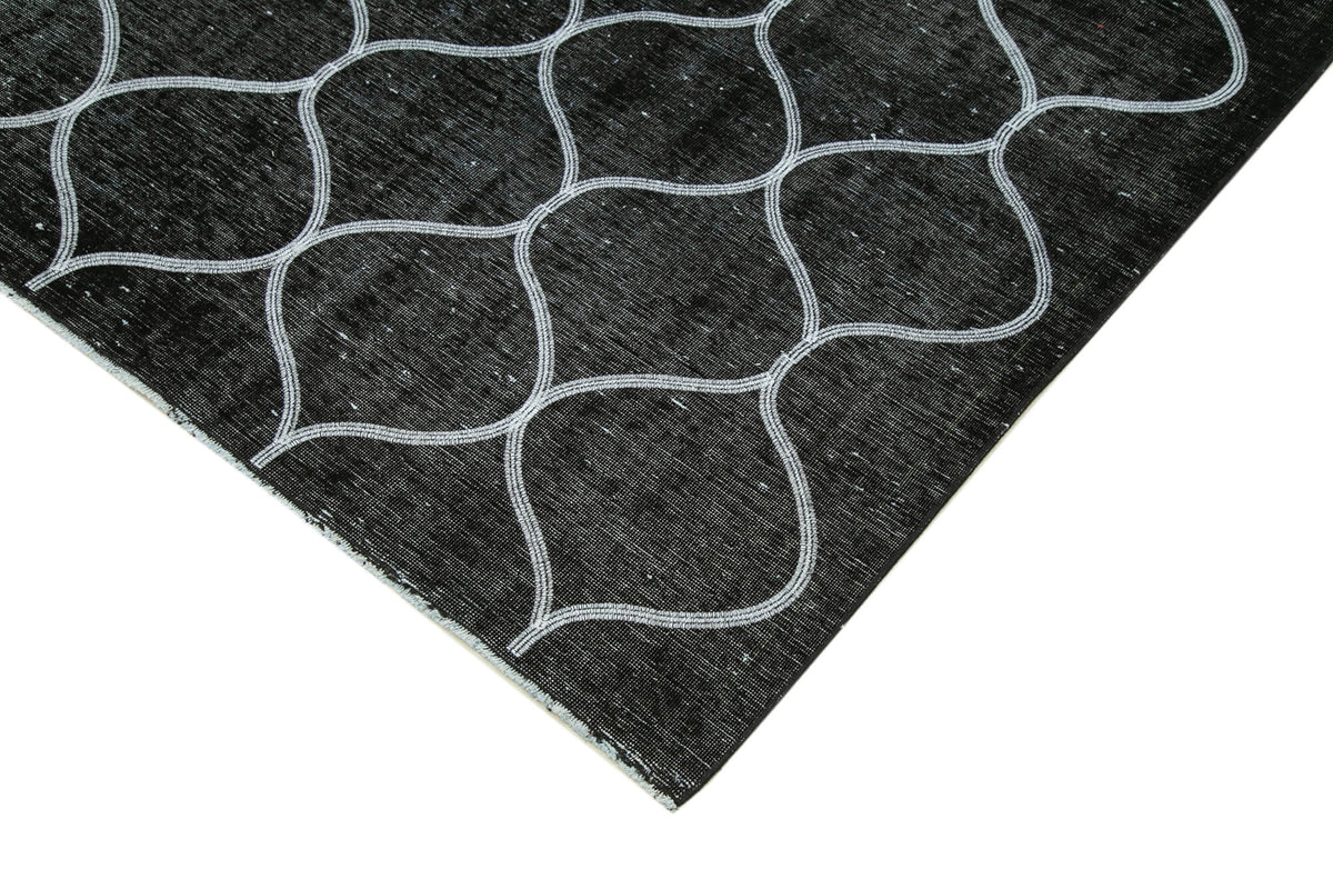 Braxo Modern Siyah Beyaz Geometrik Desenli Halı 253x365 cm 26979 – detay görünümü