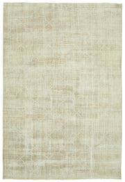 Braxo Bej Modern Halı Soyut Desenli Vintage El Dokuma 210x310 cm
