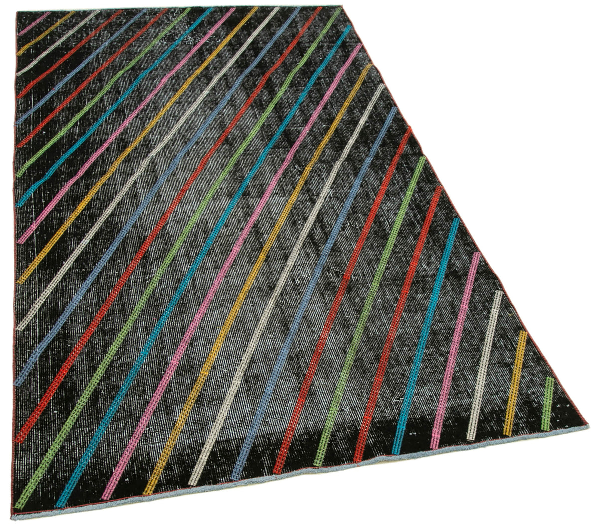 Kesle Modern Geometrik Desenli Çok Renkli Halı 115x205 cm 28294 – genel görünüm